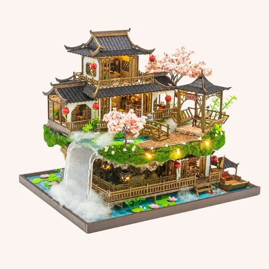 El Pabellón del Loto - casita miniatura para armar