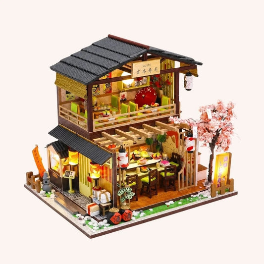 El Bar de Sushi Sakura - casita miniatura para armar