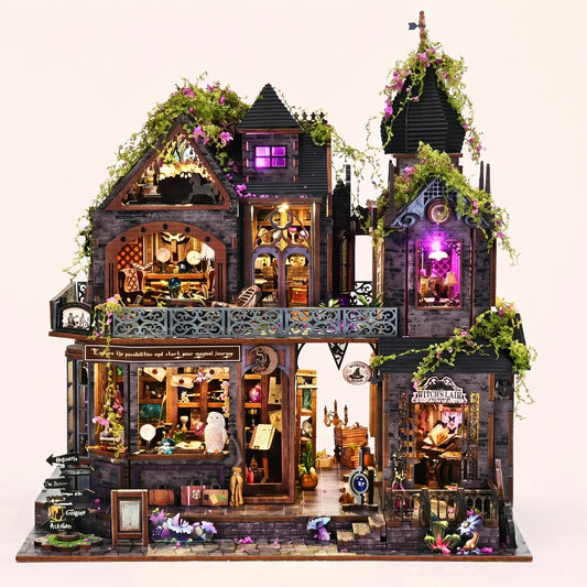 La Guarida de la Bruja - casita miniatura para armar